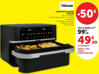 Airfryer Dualzone Tristar FR-9406SU