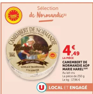 Camembert de Normandie AOP Marie Harel