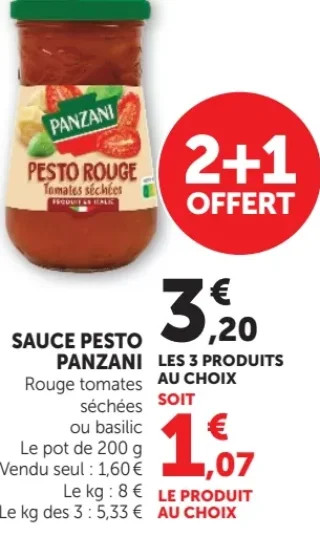 Sauce Pesto Rouge Panzani