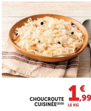 Choucroute cuisinée