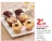 Promo Muffins fourré myrtille, fruits du jardin ou double chocolat