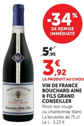 Vin de France Bouchard Aîné & Fils Grand Conseiller