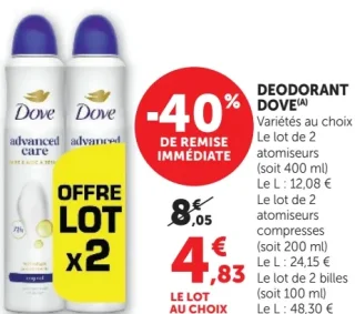 Déodorant Dove
