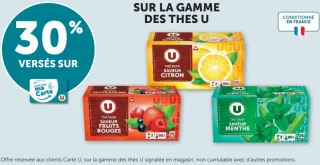 La gamme des thés U