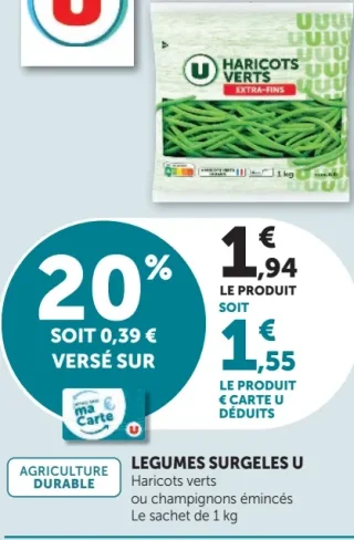 Légumes surgelés U