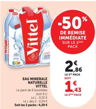 EAU MINERALE NATURELLE VITTEL