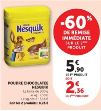 POUDRE CHOCOLATEE NESQUIK