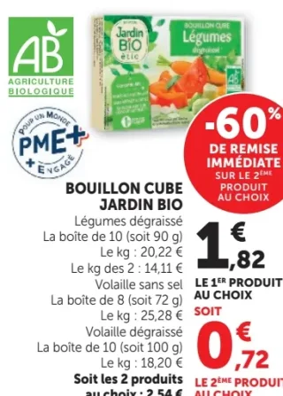 Bouillon Cube Jardin Bio