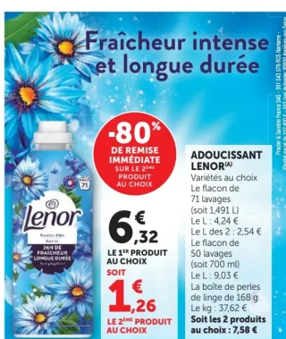 Adoucissant Lenor
