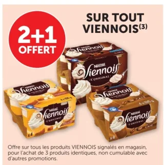 Spécialité laitière Nestlé Viennois