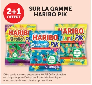 Gamme Haribo Pik