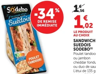 Sandwich Suédois Sodebo