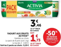 Yaourt aux fruits Activia