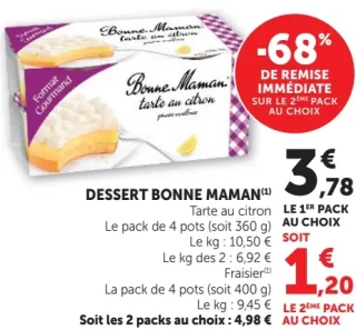 Dessert Bonne Maman
