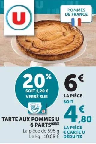 Tarte aux pommes U