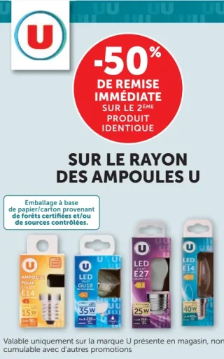 SUR LE RAYON DES AMPOULES U