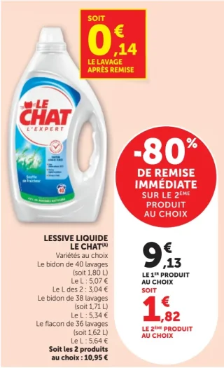 Lessive liquide Le Chat