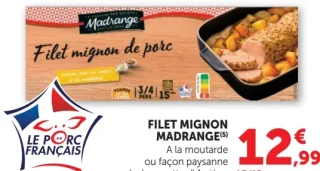 Filet mignon de porc Madrange
