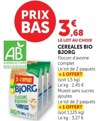 Cereales Bio Bjorg
