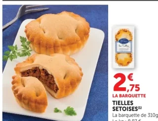Tielles sétoises Viau