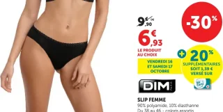 Slip femme DIM