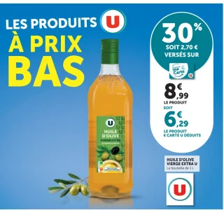 Huile d'olive vierge extra U