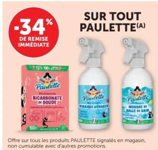 Produits de nettoyage Paulette