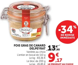 Foie gras de canard Delpeyrat
