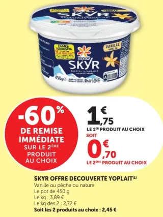 Skyr Offre Decouverte Yoplait