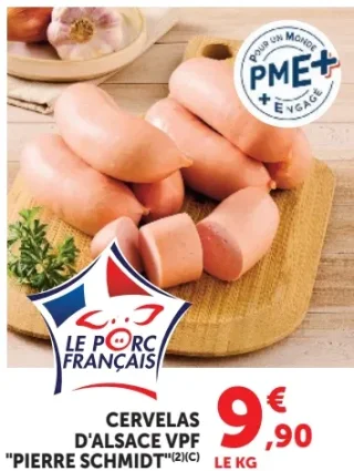 Cervelas d'Alsace VPF Pierre Schmidt