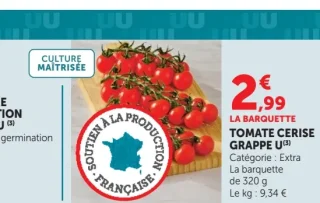 Tomate cerise grappe U