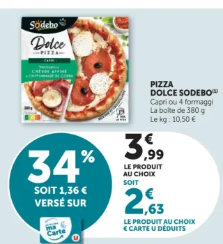 Pizza Dolce Sodebo