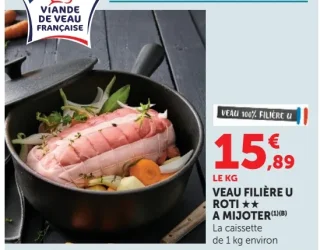 VEAU FILIERE U ROTI ** A MIJOTER