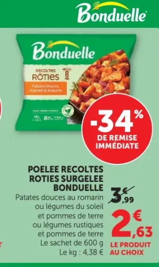 Poelee Recoltes Roties Surgelee Bonduelle