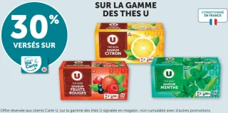 Sur la gamme des thés U