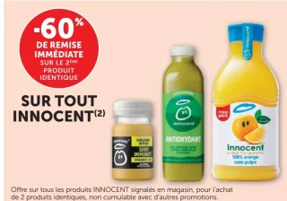 Innocent jus de fruits ou shots