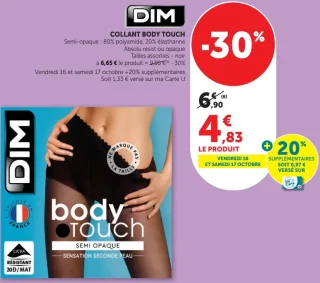 Collant Body Touch DIM Semi-opaque