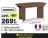 Promo Table extensible L. 160 / 196 cm Serena