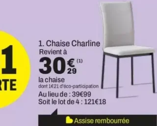 Chaise Charline