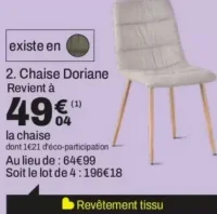 Chaise Doriane