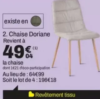 Chaise Doriane