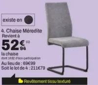 Chaise Méredite