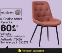 Chaise Armel