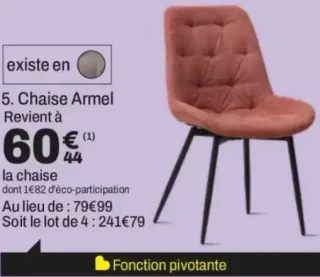 Chaise Armel