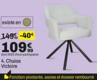 Chaise Victoire