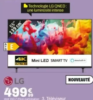 Téléviseur Mini LED LG 55" (139 cm)
