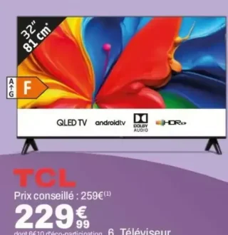 Téléviseur TCL 32S49K 32"