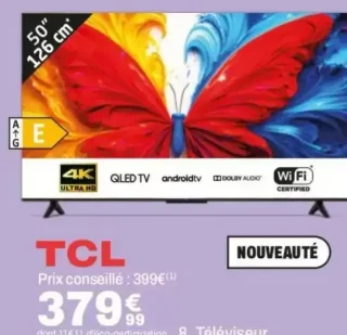 Téléviseur TCL 50S5L 50"