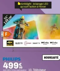 Téléviseur Philips 55PQS8501 55"