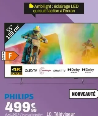 Téléviseur Philips 55PQS8501 55"